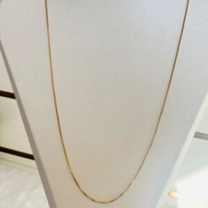 Corrente Veneziana 70cm Banhada a Ouro 18K